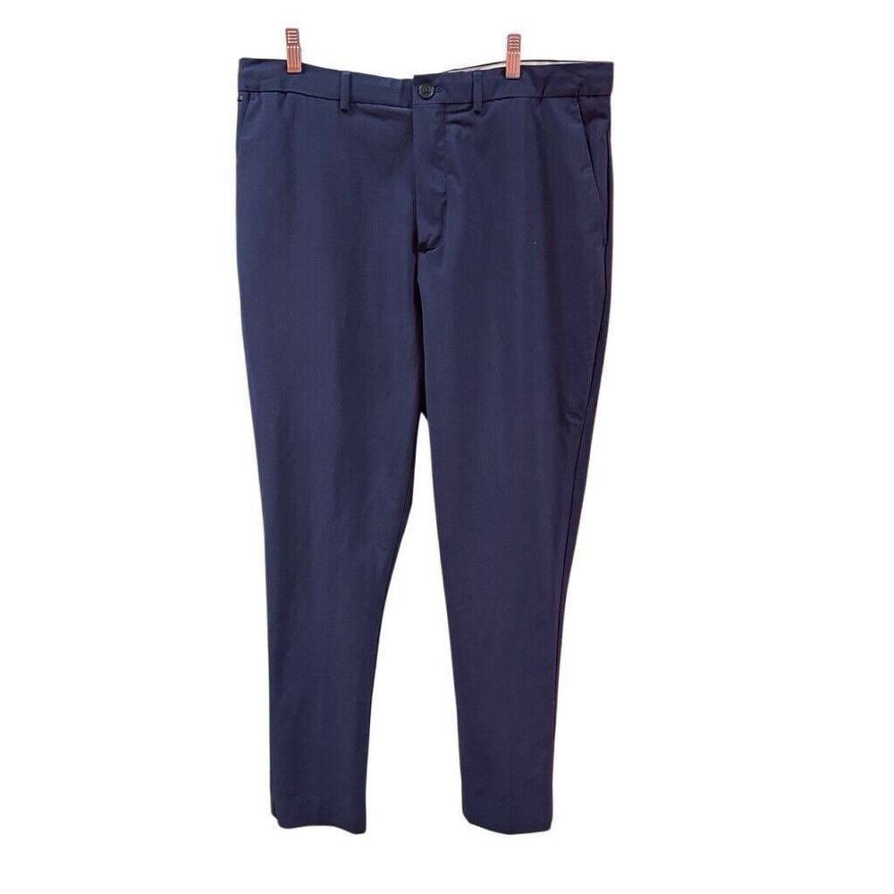 Scotch & Soda Amsterdam Irving Slim Tapered Chino Pant Navy Blue Size 36 x 32 - Picture 1 of 7
